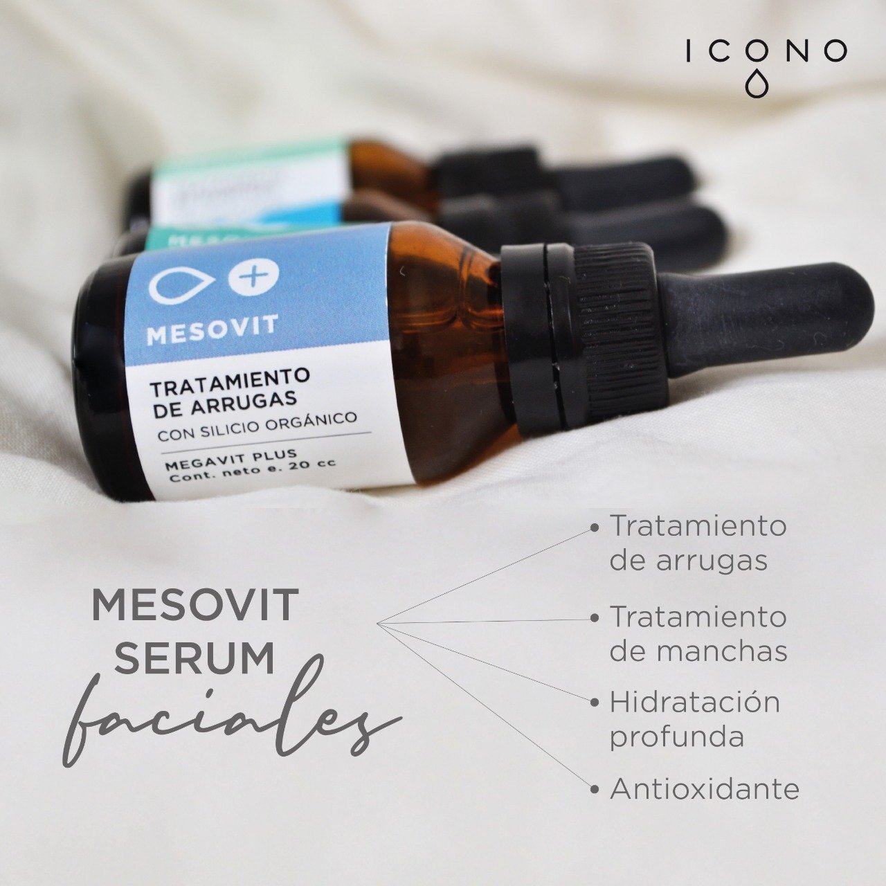 SERUM Mesovit Tratamiento de Arrugas x20 ML