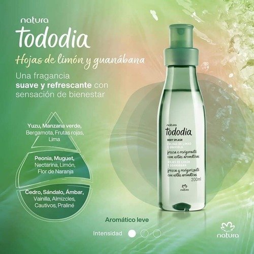 Tododia Body Splash Hojas de Limón y Guanábana - Imagen 2