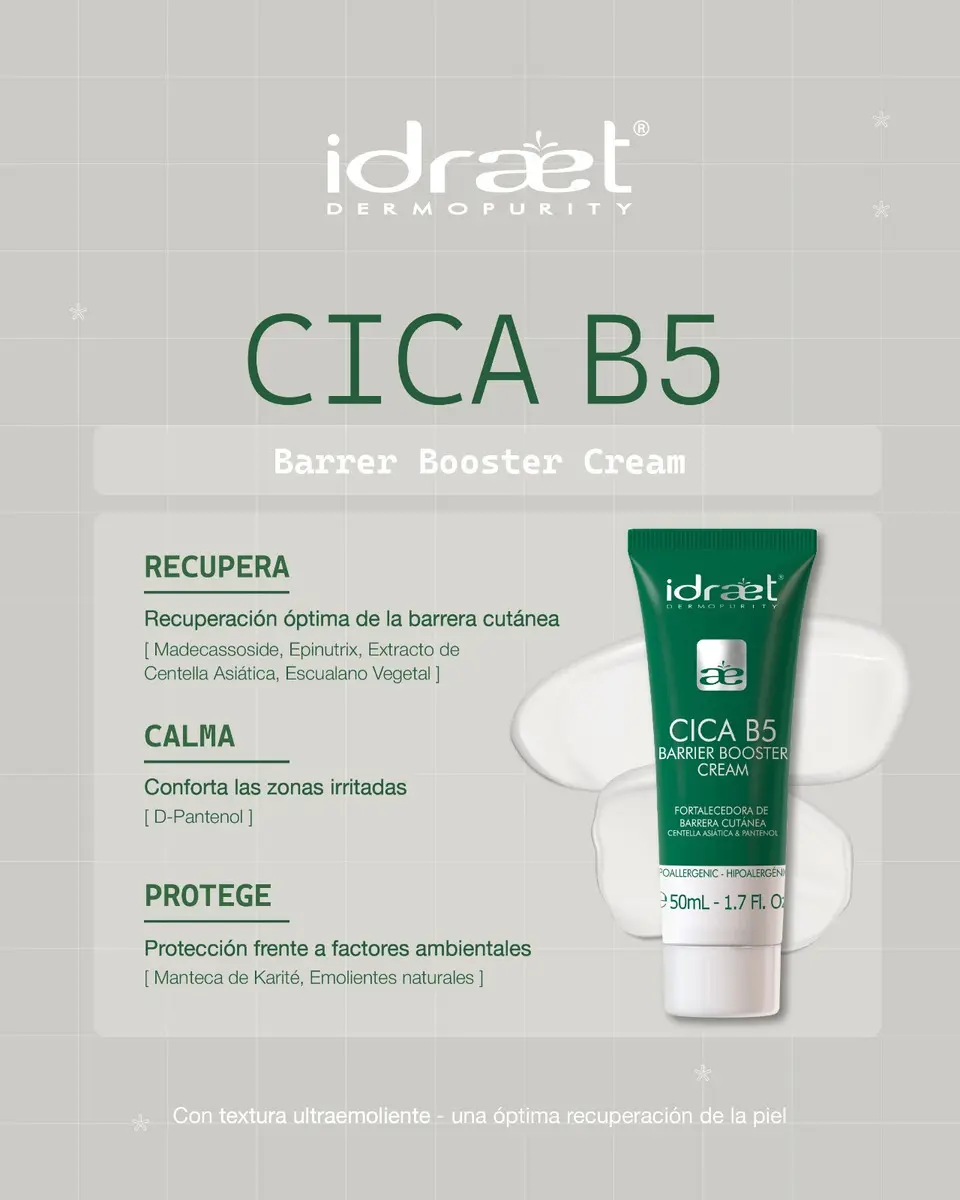 PROMO WINTER SALE 40% OFF Crema Facial Reparadora Barrera Cutánea Cica B5 - Imagen 2