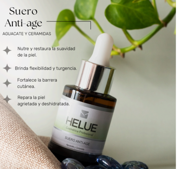 SERUM ANTI AGE (AGUACATE Y CERAMIDAS)- HELUE