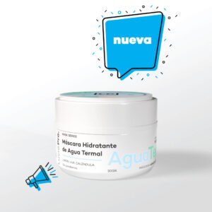 Máscara Hidratante y Descongestiva de Agua Termal - gel de textura suave y fresca