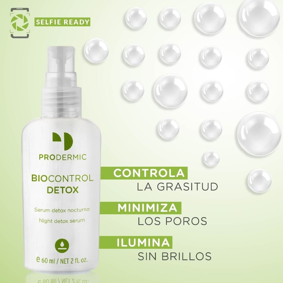 BIOCONTROL DETOX 60ML - Control poros - Piel grasa