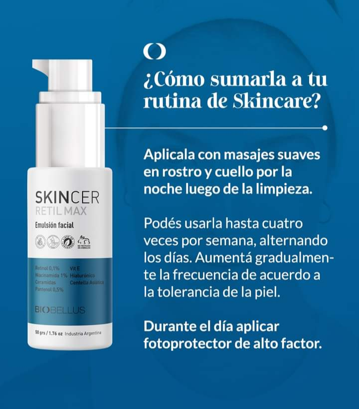 SKINCER RETIL MAX Con Retinol Puro, Ceramidas y Niacinamida 50 ml - Imagen 4
