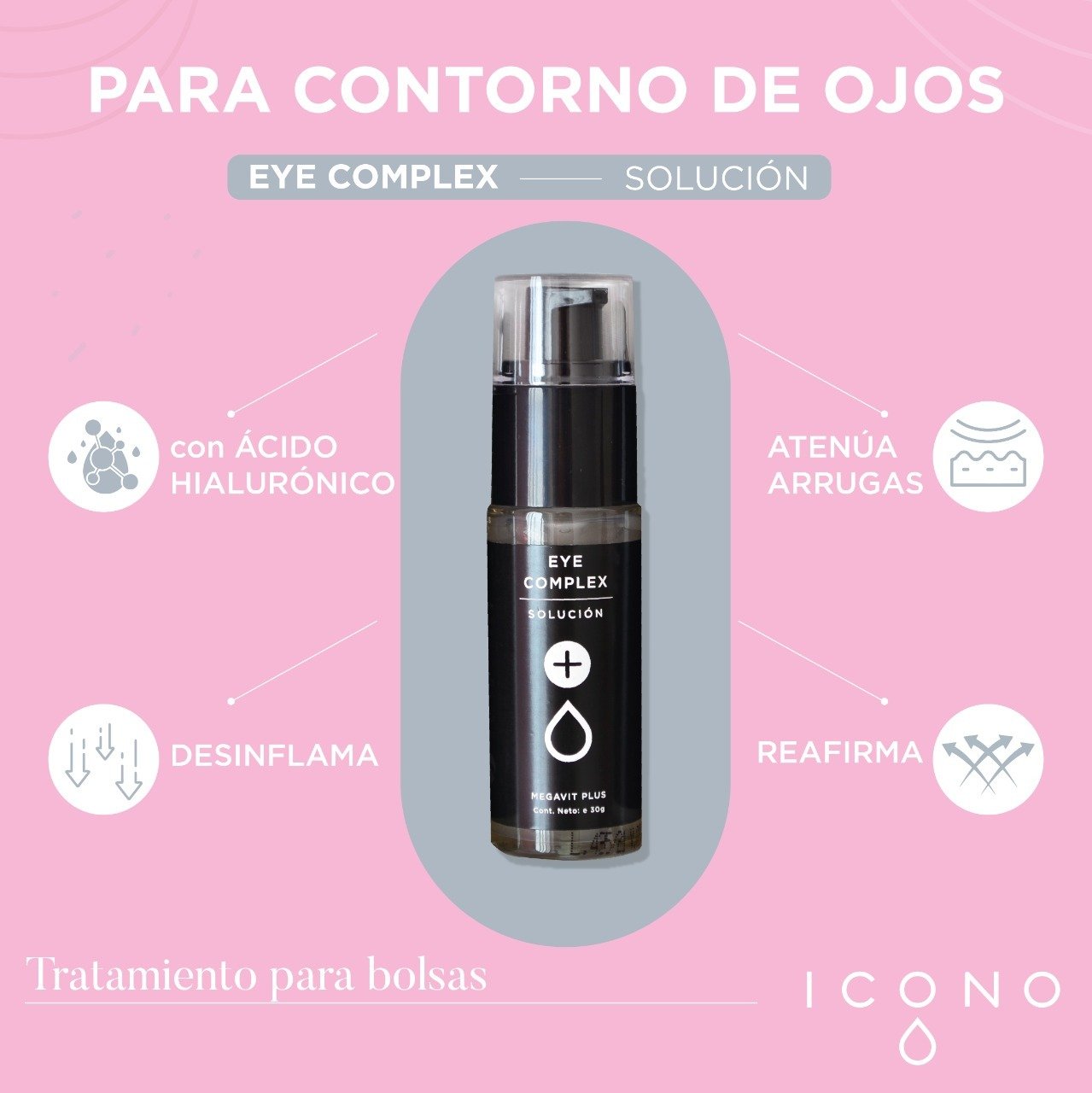 Contorno de ojos Complex Solución x30 G