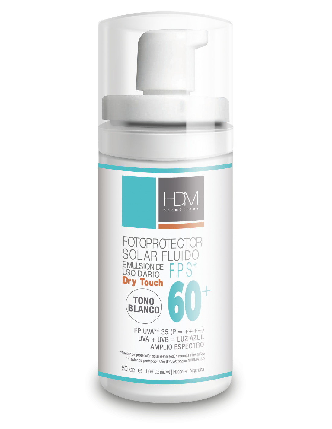 Fotoprotector Solar Fps 60+ Tono Blanco 50cc