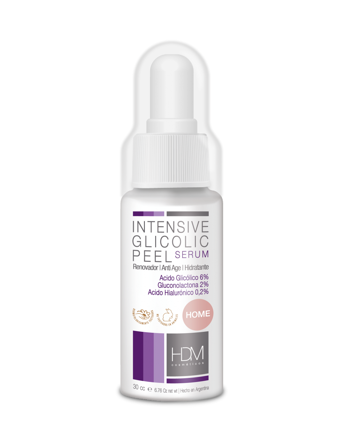 Serum Intensive Glicolic Peel Renovador Antiage Home X30