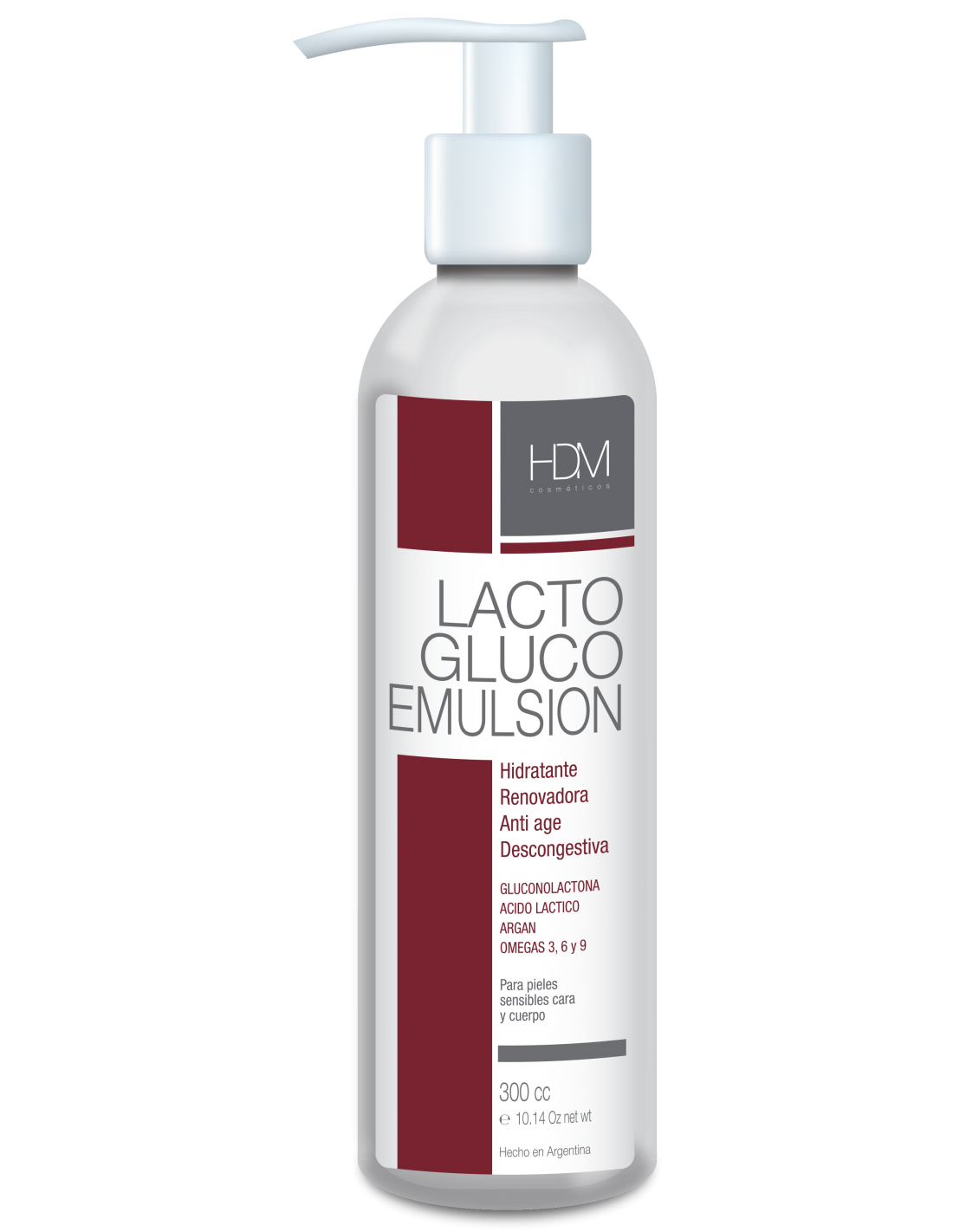 Lactogluco Emulsion Hidratante Renovadora Antiage X 300 Hdm