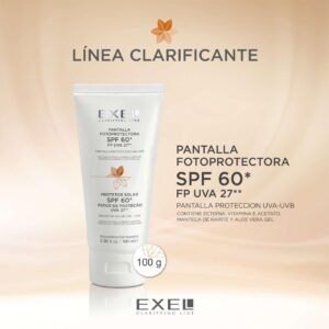 PANTALLA FOTOPROTECTORA SPF 60. FP UVA 27**