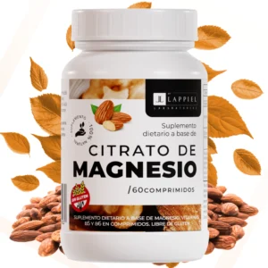 Citrato de Magnesio / Mejorá Tu Bienestar! / 60 comprimidos -LAPPIEL
