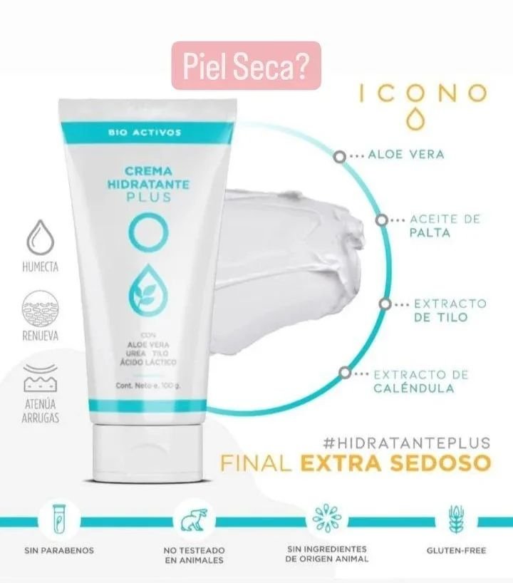 Crema Hidratante Plus x100 G