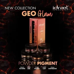 POWDER PIGMENT COLECTION - GEO GLAM. KIT DE PIGMENTOS 5 TONOS.