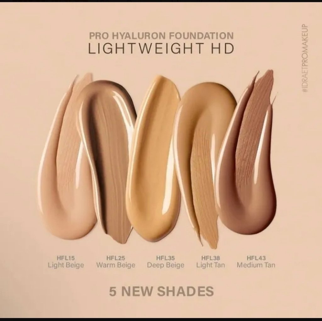PRO HYALURON FOUNDATION LIGHTWEIGHT HD-BASE FLUIDA HD - Imagen 3